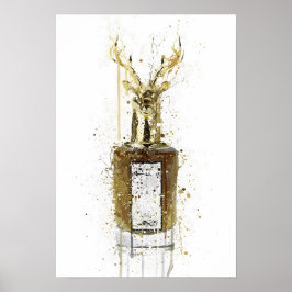 Poster Frasco de Fragrância de Presente de Natal 'Reino'