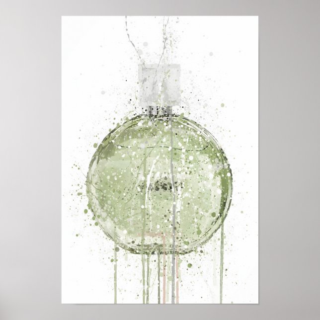 Poster Frasco de Fragrância de Presente de Natal 'Spring  (Frente)