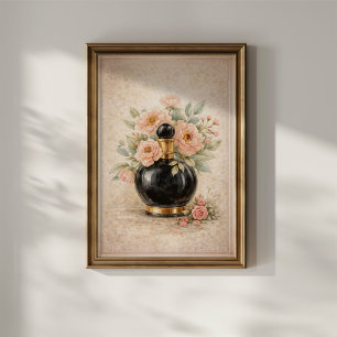 Poster Frasco de Perfume Antigo