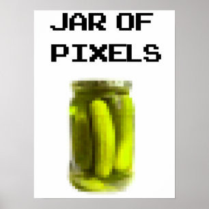 Poster Frasco dos pixéis