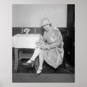 Poster Frasco Escondido na Liga, 1926. Foto Antiga