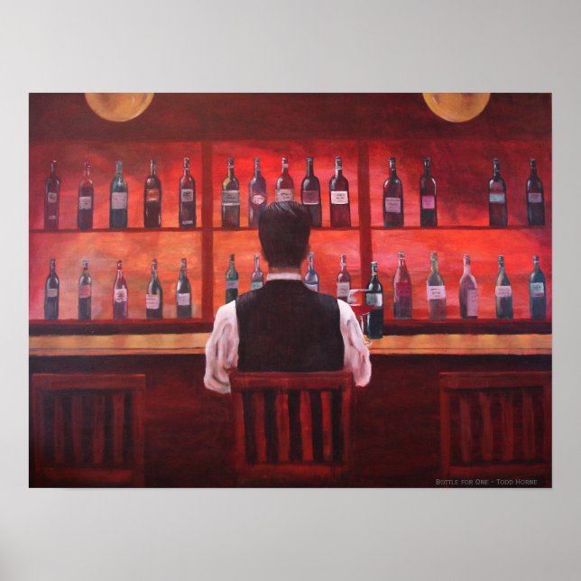 Poster Frasco para um (Frente)