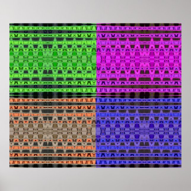 Poster frascos coloridos (Frente)