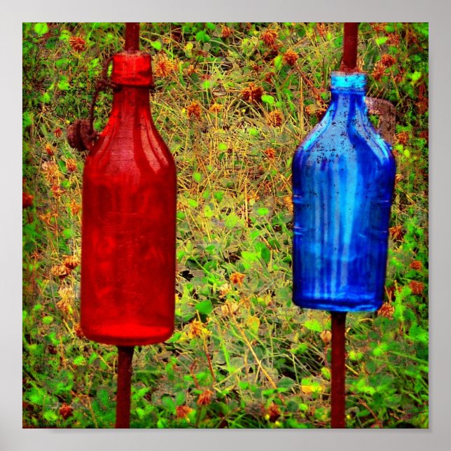 Poster Frascos Vintage (Frente)