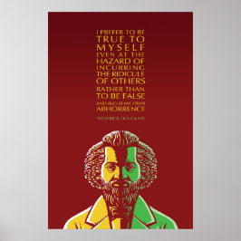 Poster Frase Inspiradora Frederick Douglass: Verdadeira P
