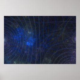 Pôster fratura do mapa azul