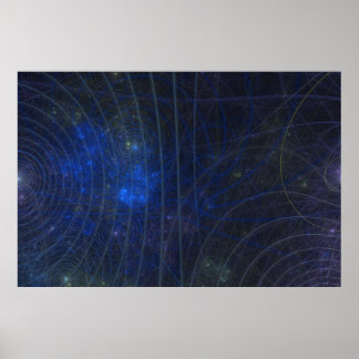 Pôster fratura do mapa azul