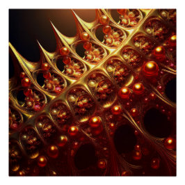 Pôster Fratura Sharp ouro Razor