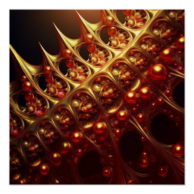 Pôster Fratura Sharp ouro Razor (Frente)