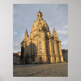 Poster Frauenkirche em Dresdn