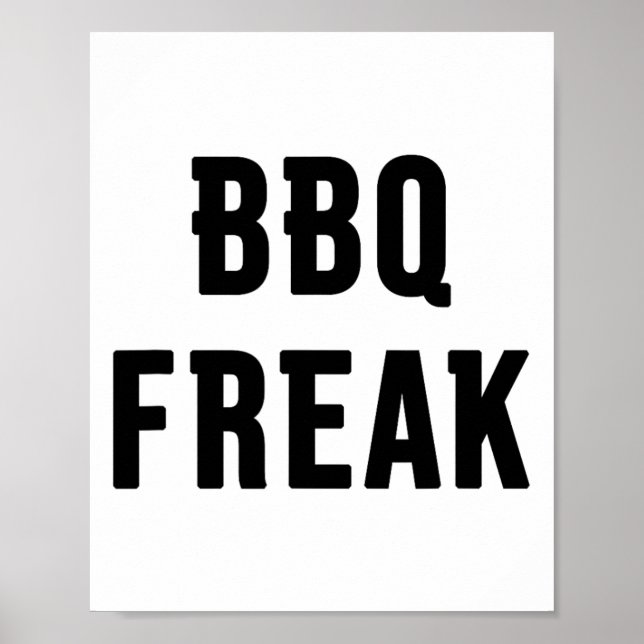 Poster Freak de churrasco (Frente)