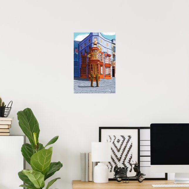 Poster Fred e George no Weasley's Wizard Wheezes (Escritório em casa)