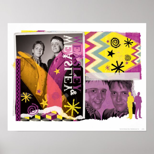 Poster Fred e George Weasley (Frente)