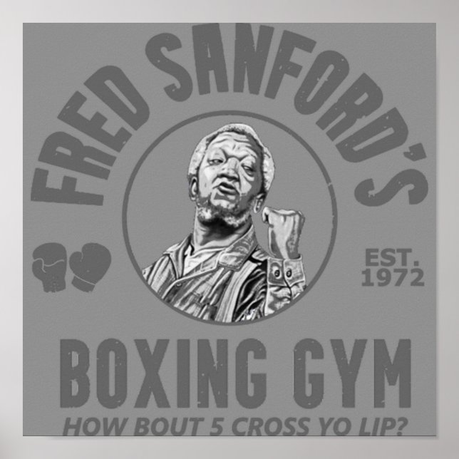 Poster Fred Sanfords Boxing Gym (Frente)