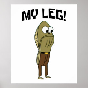 Poster Fred The Fish My Leg