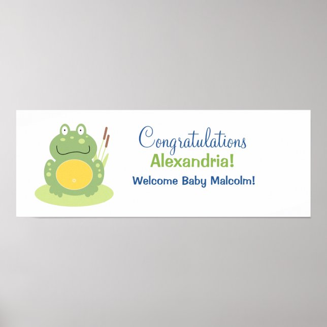 Poster Freddy, a faixa do Chá de fraldas Verde (Frente)