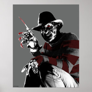 Poster Freddy vs Jason   Freddy Ver Vermelho