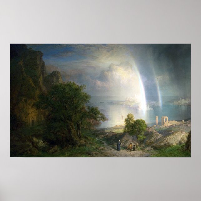 Poster Frederic Edwin Church Aegean Sea (Frente)