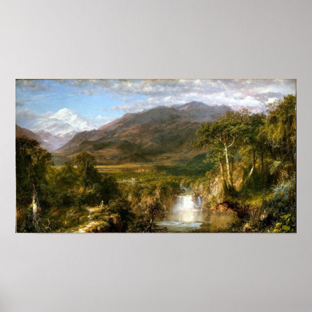 Poster Frederic Edwin Church Heart of the Andes (Frente)