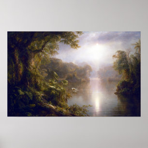 Poster Frederic Edwin Church O rio da luz