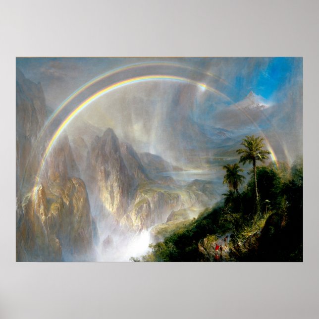 Poster Frederic Edwin Church – Rainy Season in the Tropic (Frente)