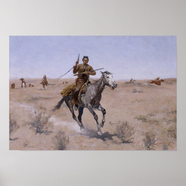 Pôster Frederic Remington Art (Frente)