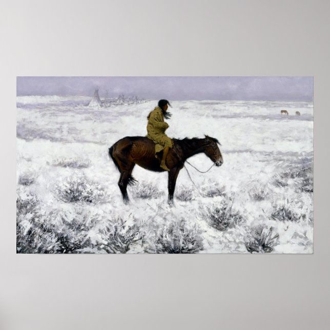 Poster Frederic Remington O Herd Boy (Frente)
