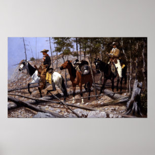 Poster Frederic Remington Prospecto para Bovinos