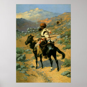 Poster Frederic Remington's The Indian Trapper (1889)