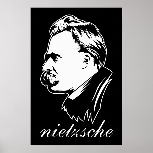 Poster Frederich Nietzsche Portrait Mousepad (Frente)