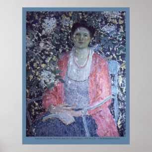 Pôster Frederick Carl Frieseke "sob a árvore de amieiro 
