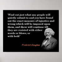 Frederick Douglass Citação Sobre Submissão E In