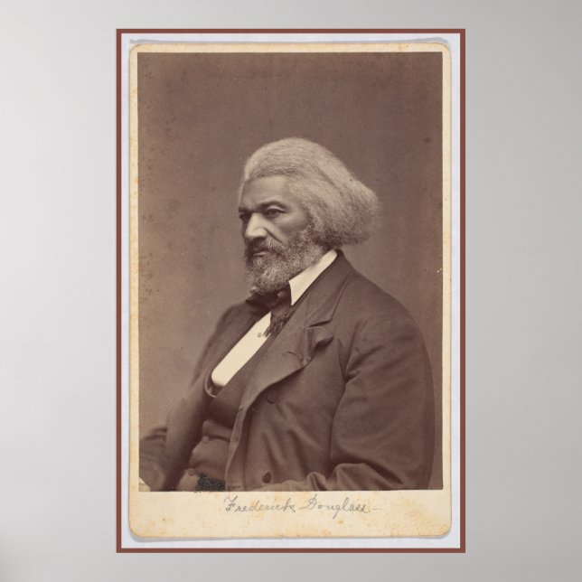 Poster Frederick Douglass ,Orador, Estadista (Frente)