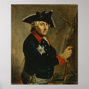Pôster Frederick II o excelente de Prússia, 1764