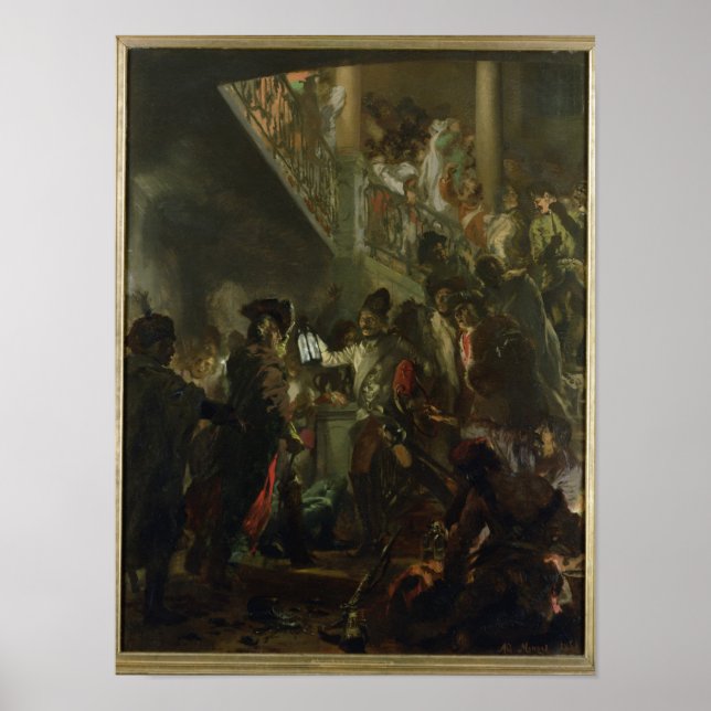 Pôster Frederick II the Great, in Lissa, Bonsoir (Frente)