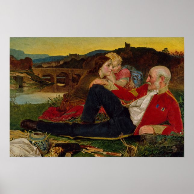 Poster Frederick Sandys - outono (Frente)