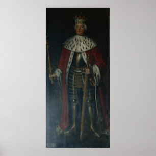 Poster Frederick William mim, rei do Regalia de Prússia