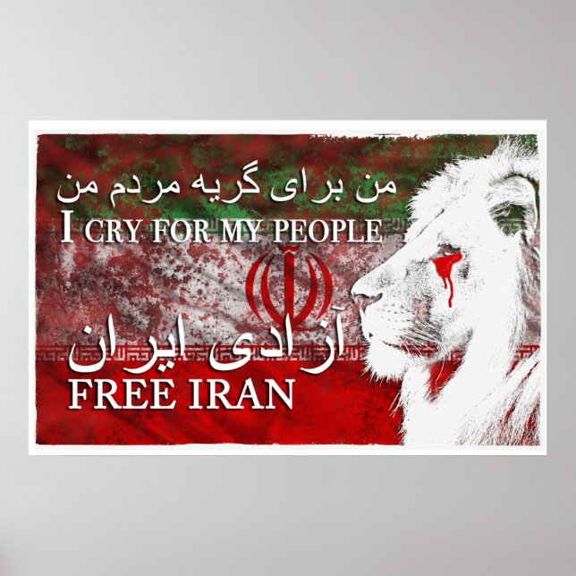 POSTER FREE IRAN (Frente)