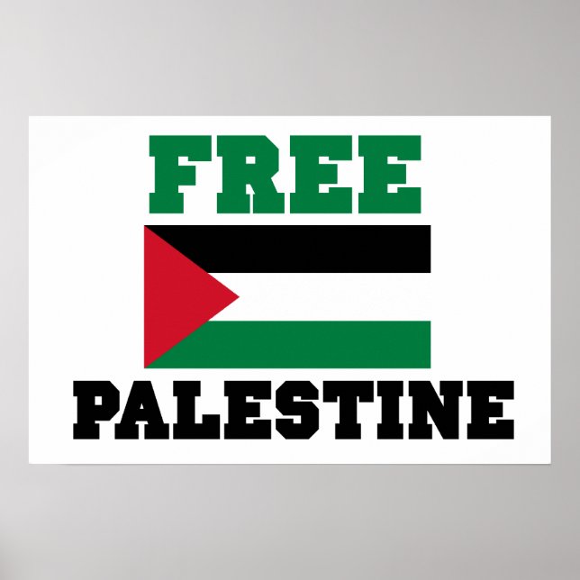 Poster Free Palestine (Frente)