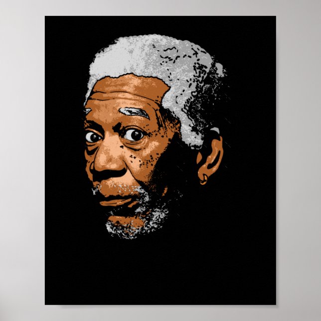 Poster Freeman Funny Pop Art Sticker (Frente)