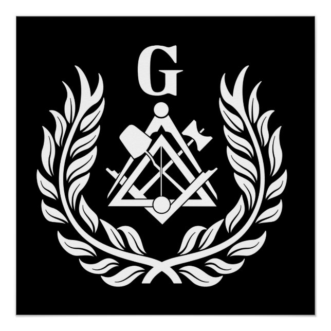 Pôster Freemasonry symbol (Frente)