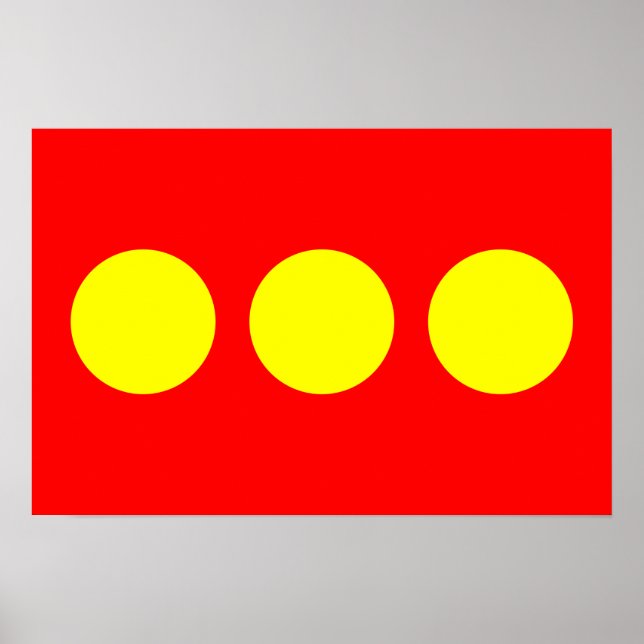 Pôster Freetown Christiania Flag (Frente)