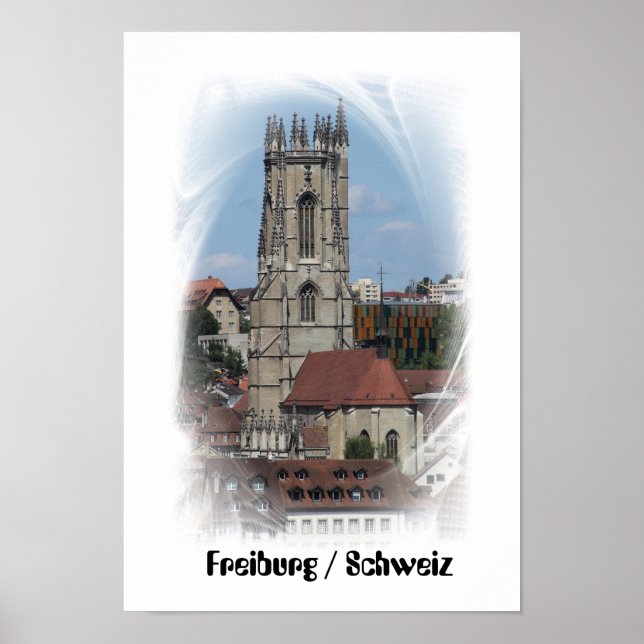 Pôster Freiburg, Fribourg poster/ (Frente)