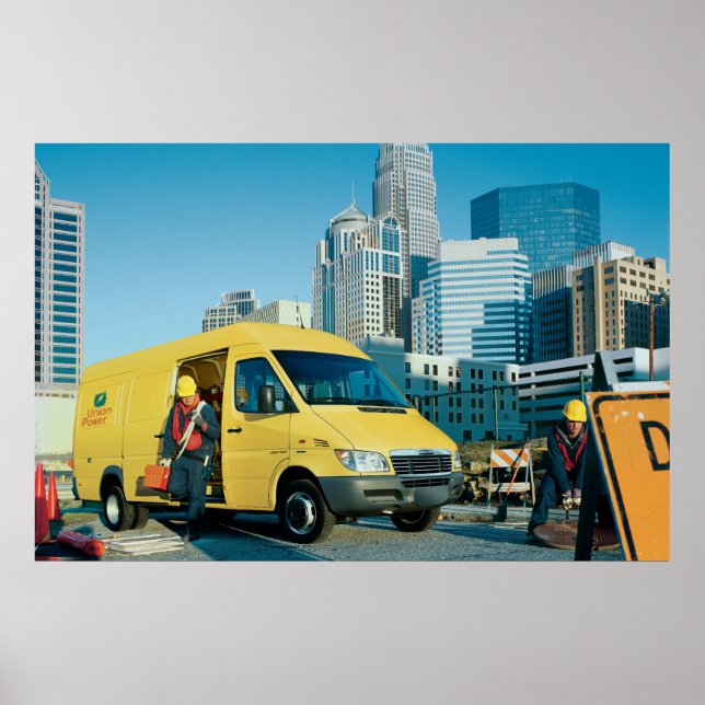 Poster Freightliner Sprinter Van nº 9 (Frente)