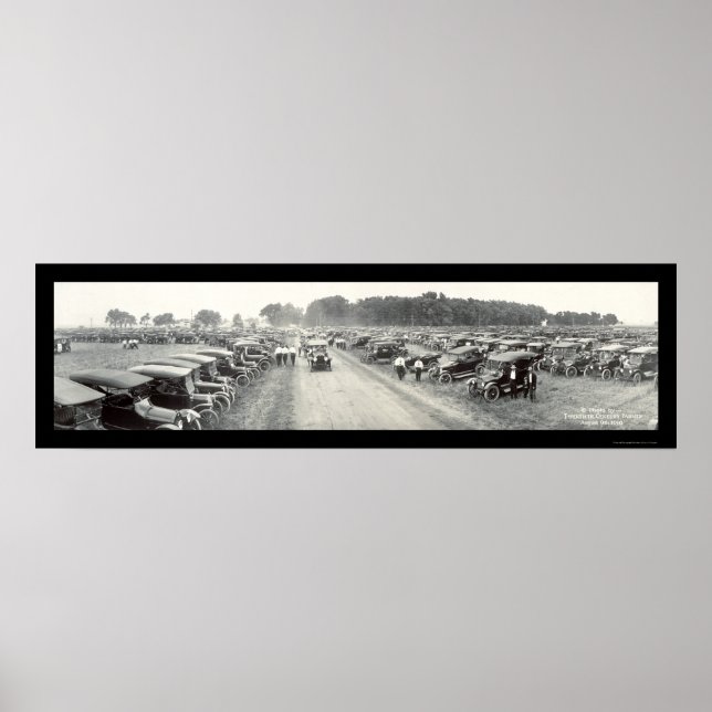 Poster Fremont, NE Auto Show Foto 1916 (Frente)