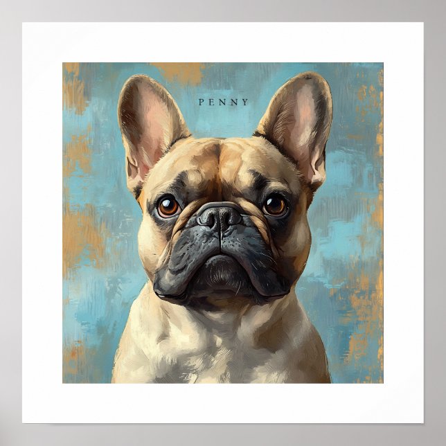 Poster French Bulldog Personalized Print (Frente)
