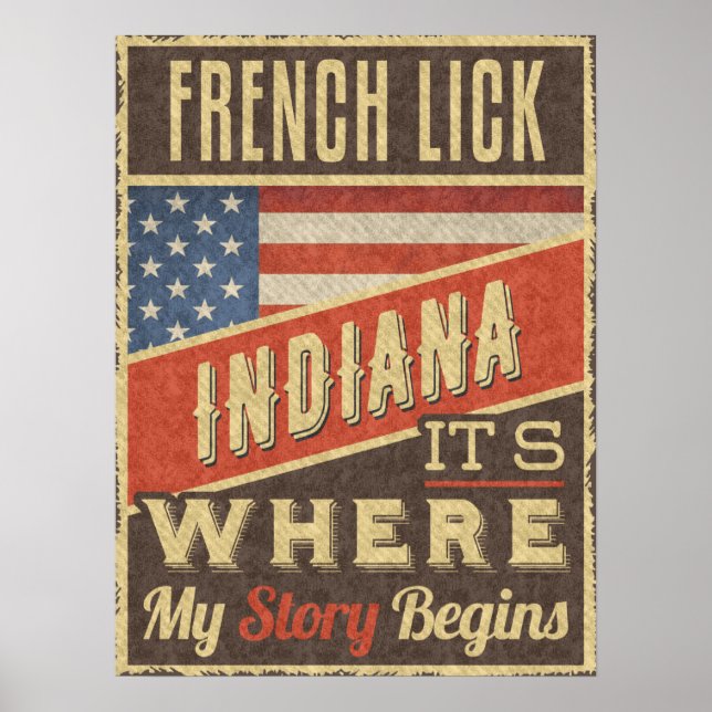 Poster French Lick Indiana (Frente)