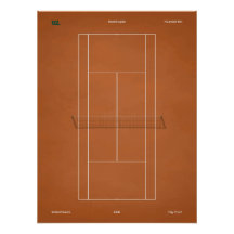 French Open Clay Tennis Court