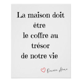 Pôster French Quote Wall Art