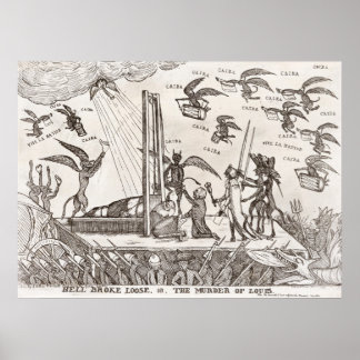 Poster French Revolutionary Cartoon